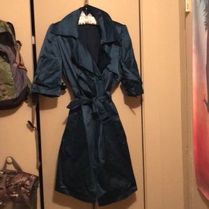 Turquoise Blue Spring Coat